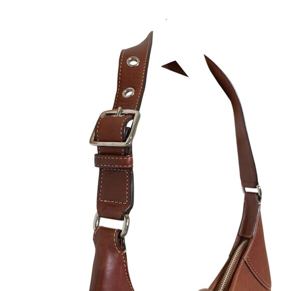 Coach Hamilton VTG Hobo Shoulder Bag British Tan Camel Leather Purse Y2K Vintage - Picture 9 of 15